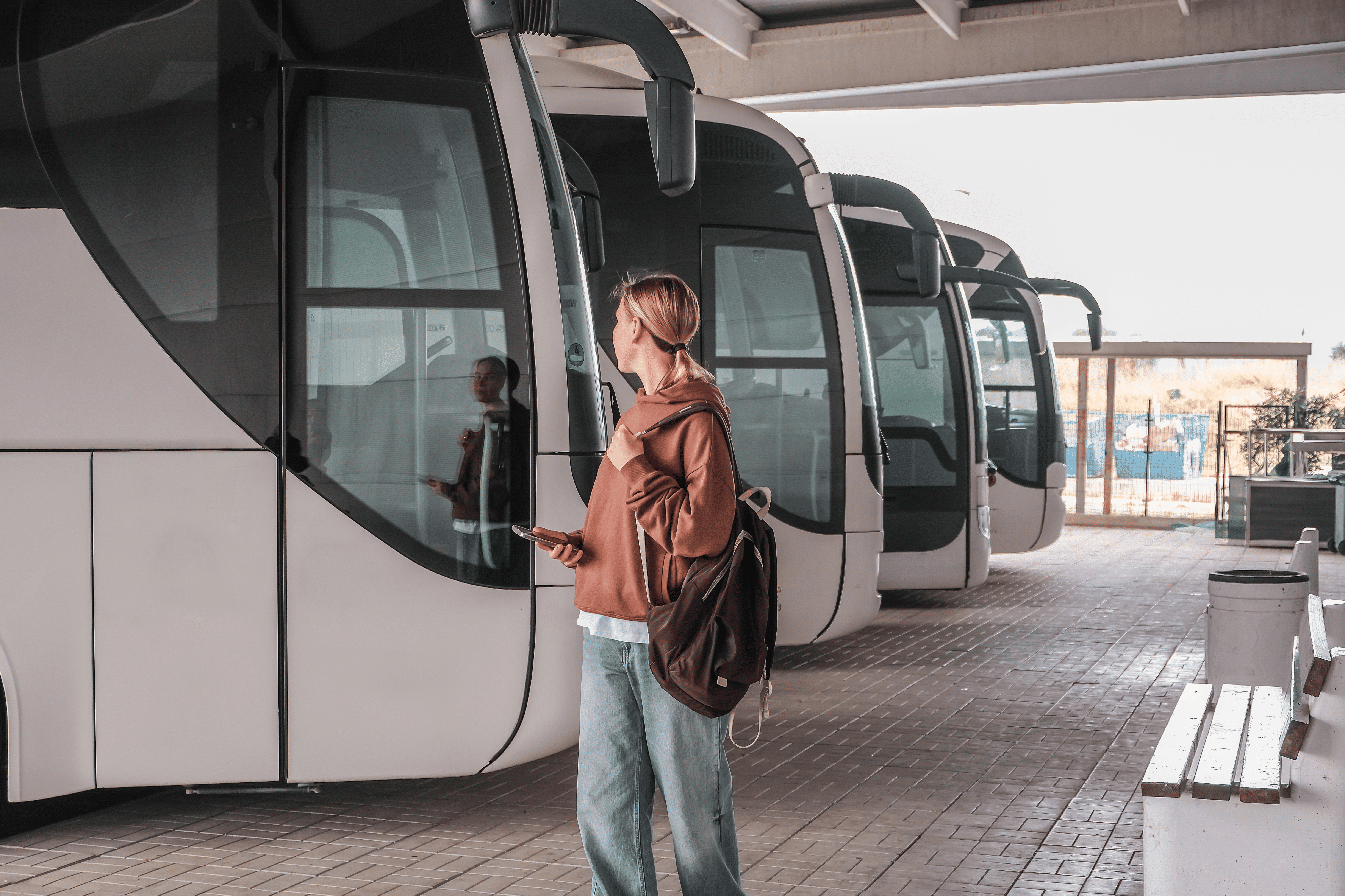 Scheduled shuttle service 2 - Group transport in Benin